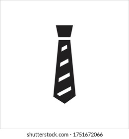 Necktie, tie icon (Vector illustration)