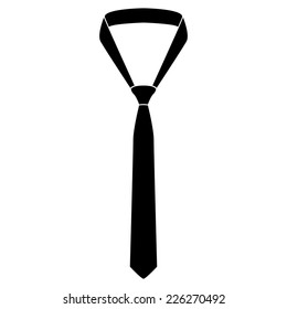 Necktie vector icon