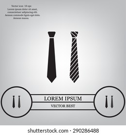 Necktie vector icon