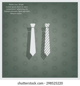 Necktie vector icon