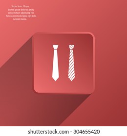 Necktie vector icon