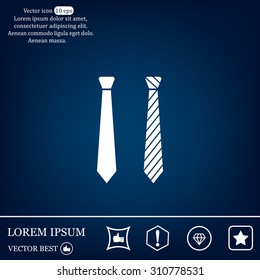 Necktie vector icon