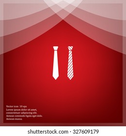 Necktie vector icon