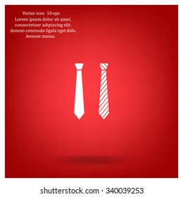 Necktie vector icon