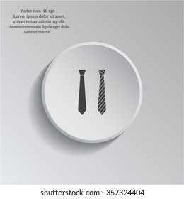 Necktie vector icon