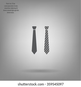 Necktie vector icon