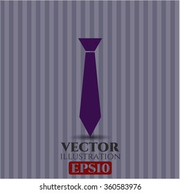 Necktie vector icon