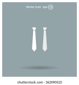 Necktie vector icon