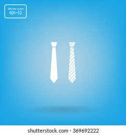 Necktie vector icon