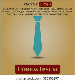 Necktie vector icon