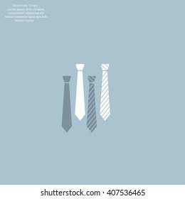 Necktie vector icon