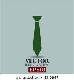 Necktie vector icon