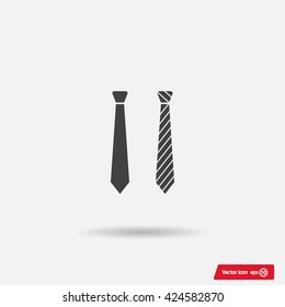 Necktie vector icon