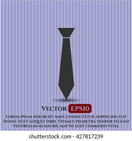 Necktie vector icon