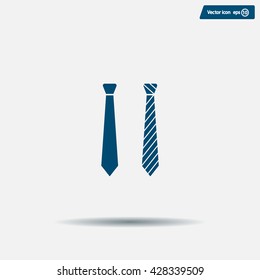 Necktie vector icon