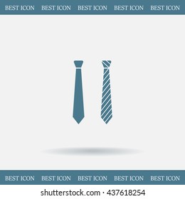 Necktie vector icon