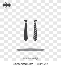 Necktie vector icon