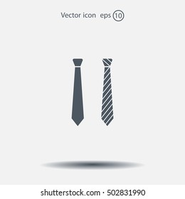 Necktie vector icon