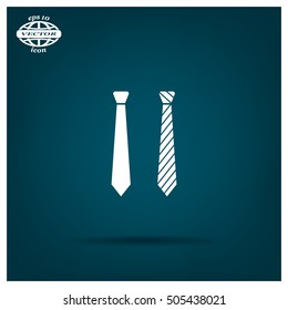 Necktie vector icon