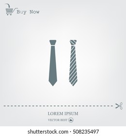 Necktie vector icon