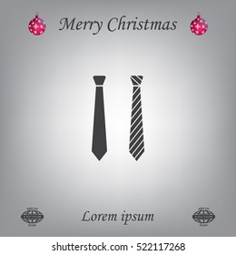 Necktie vector icon