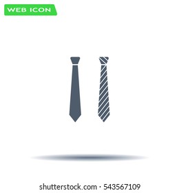 Necktie vector icon