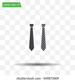 Necktie vector icon