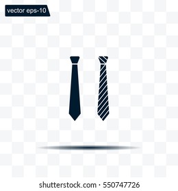 Necktie vector icon