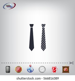 Necktie vector icon