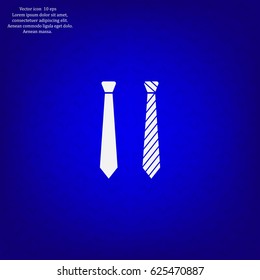 Necktie vector icon
