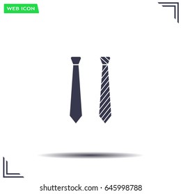 Necktie vector icon