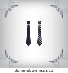 Necktie vector icon