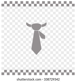 Necktie vector icon. Business symbol.