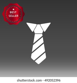 Necktie Vector Icon Illustration