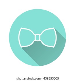 Necktie vector icon. Illustration isolated for graphic and web design.