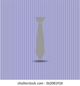 Necktie-Vektorsymbol oder -symbol
