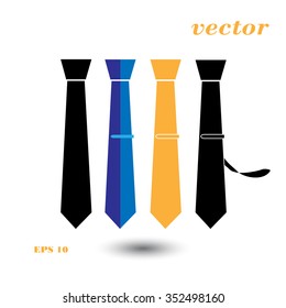 necktie , vector illustration