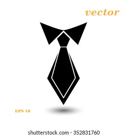 necktie , vector illustration