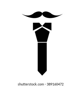 necktie , vector illustration