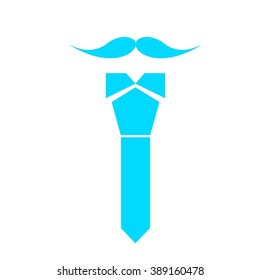 necktie , vector illustration