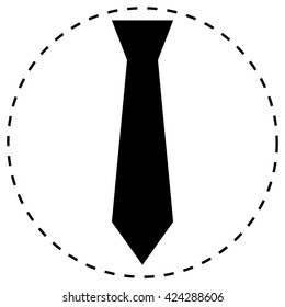 necktie, vector illustration