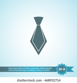 necktie , vector illustration