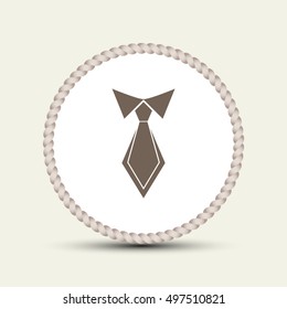 necktie , vector illustration