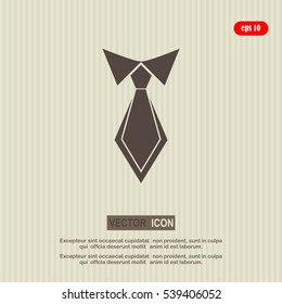 necktie , vector illustration