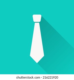 necktie , vector illustration , flat design