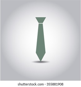 Necktie vector symbol
