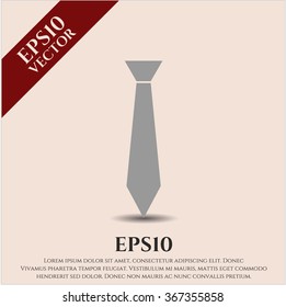 Necktie vector symbol