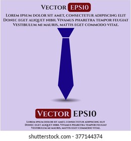 Necktie vector symbol