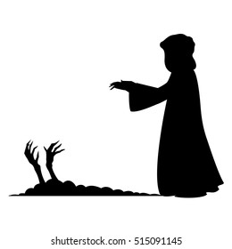 necromancer silhouette