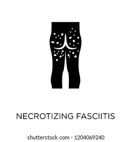 Necrotizing Fasciitis icon. Necrotizing Fasciitis symbol design from Diseases collection. Simple element vector illustration on white background.